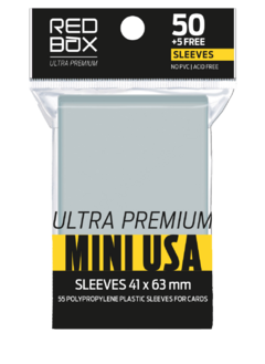 Sleeve Redbox Ultra Premium Mini USA 41 x 63 mm - 50 unidades