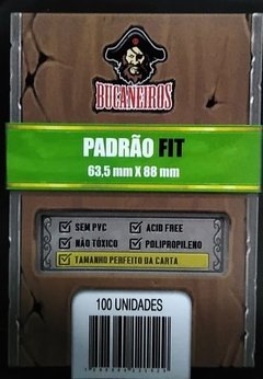 Sleeve Bucaneiros Perfect Fit 63 x 88 mm - 100 unidades - comprar online