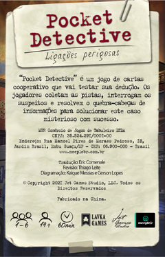 Pocket Detective - Caixinha Boardgames