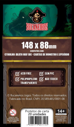 Sleeve Bucaneiros 148 x 88 mm Cthulhu: Death May Die Cartas Monstro Episódio - 20 unidades