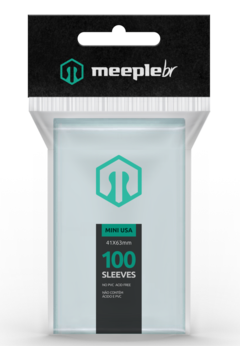 Sleeve Meeple BR Mini USA 41 x 63 mm - 100 unidades