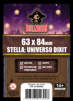 Sleeve Bucaneiros 63 x 84 mm Stella: Universo Dixit - 120 unidades