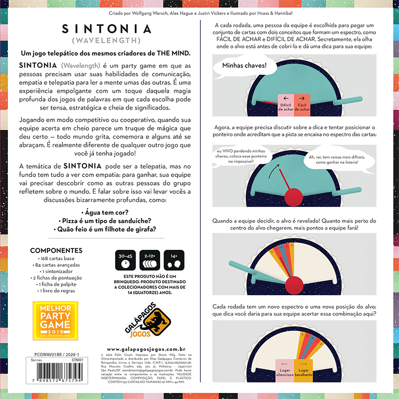 Sintonia - Caixinha Boardgames