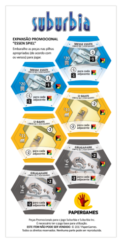 Combo Suburbia + Expansão Inc - Caixinha Boardgames