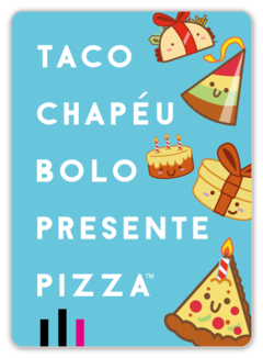 Taco Chapéu Bolo Presente Pizza - Caixinha Boardgames