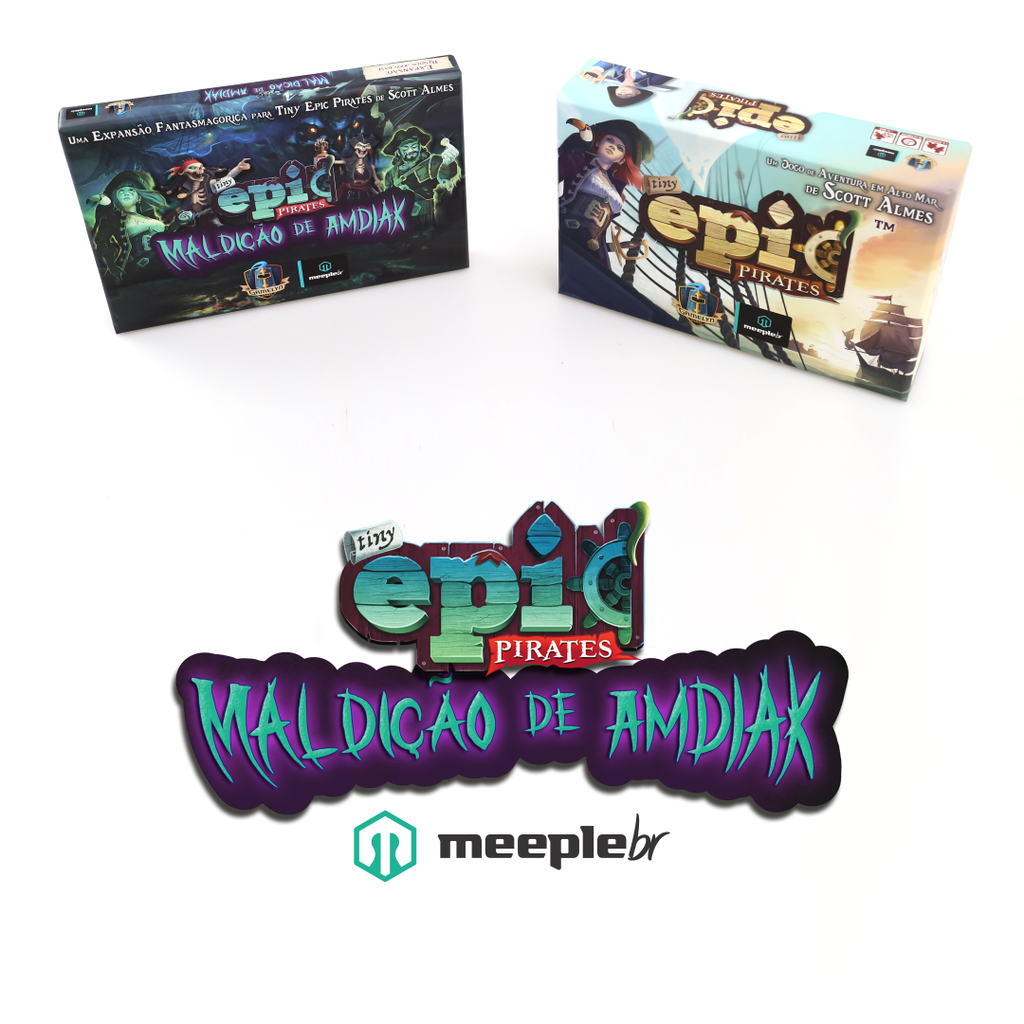 Tiny Epic Pirates Jogo de Tabuleiro Meeple BR