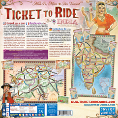 Índia e Suíça - Expansão Ticket To Ride - comprar online