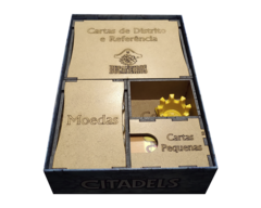 Organizador para Citadels 2a Ed Revisada - Caixinha Boardgames