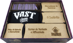 Organizador para Vast! As Cavernas de Cristal (encomenda) - Caixinha Boardgames