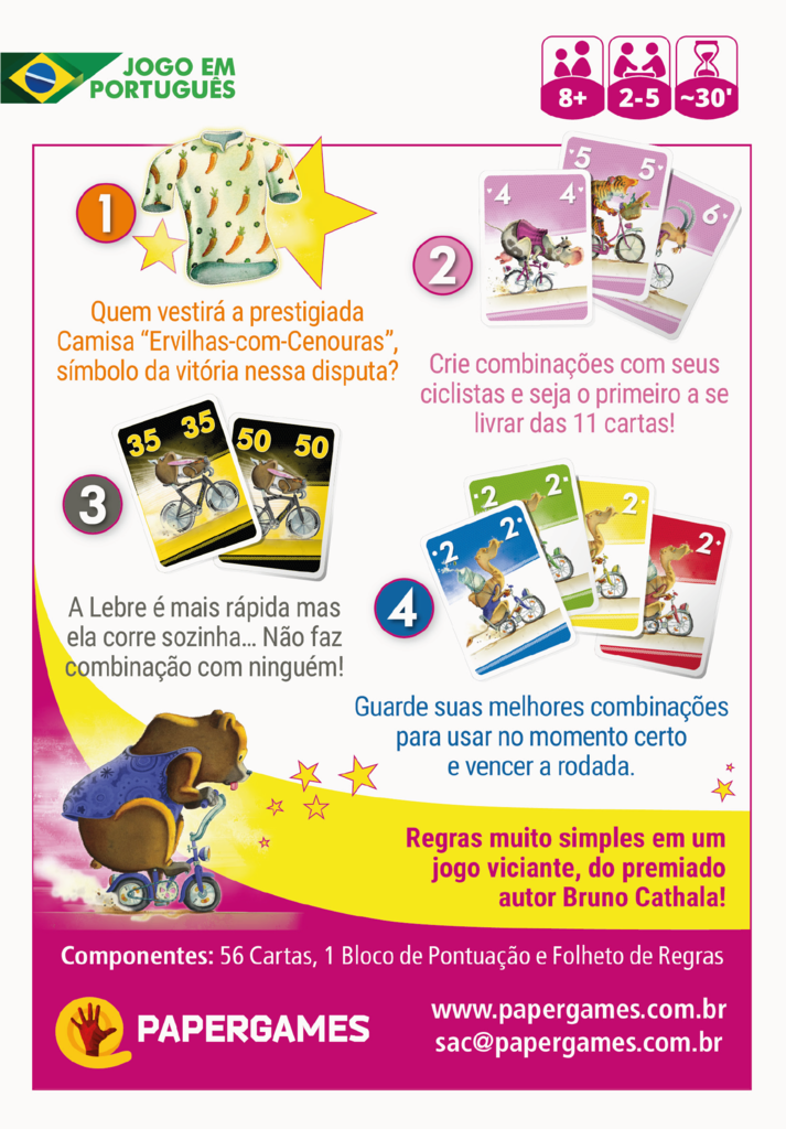 Velonimo Jogo de Cartas Papergames