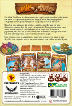 Walk The Plank + Expansão Piratas ao Mar - comprar online