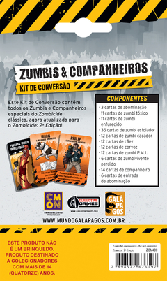 Zombicide 2 ed - Kit Conversão Zumbis e Companheiros - comprar online