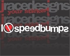 A19 - Adesivo I love speedbumps - comprar online