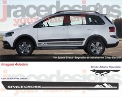 Faixa lateral kit adesivo VW Space Cross - modelo 3