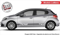 Faixa Lateral Kit Adesivo Peugeot 208 - modelo Le Mans - comprar online