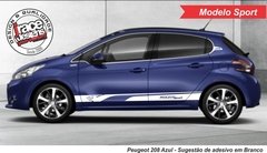 Faixa Lateral Kit Adesivo Peugeot 208 - modelo Sport na internet