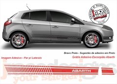 Adesivo Fiat Bravo Abarth EVO - Faixa Lateral