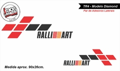 Adesivo Lateral Mitsubishi Pajero TR4 Ralliart Diamond - comprar online