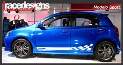 KIt Adesivo Faixa Lateral Toyota Etios Sport - comprar online