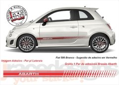 Faixa lateral Adesivo Fiat 500 Abarth EVO