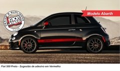 Faixa lateral Adesivo Fiat 500 Abarth EVO - comprar online