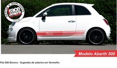 Faixa lateral Adesivo Fiat 500 Abarth na internet