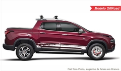 Faixa Lateral Adesivo Fiat Toro Mod. OffRoad