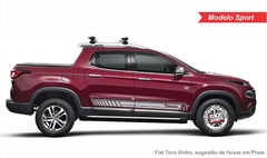 Faixa Lateral Adesivo Fiat Toro Mod. Sport na internet