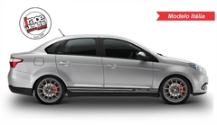 Faixa Lateral Kit Adesivo Fiat Grand Siena - Modelo Itália - comprar online