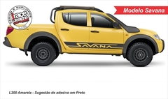 Faixa Lateral L200 Triton - Mod. Savana - kit Adesivo Mitsubishi - comprar online