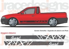 Jg. Adesivos Volkswagen Saveiro New Sunset G2, G3 e G4