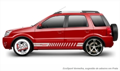 Faixa Lateral Adesivo Ford EcoSport - Modelo Eco ST - jrace