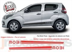 Faixa Lateral Kit Adesivo Fiat Mobi - Modelo Origis