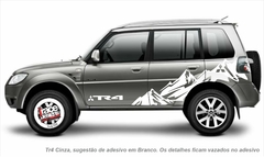 Faixa Lateral Adesivo Mitsubishi TR4 Outdoor