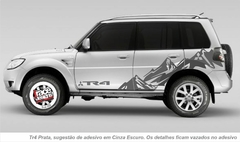 Faixa Lateral Adesivo Mitsubishi TR4 Outdoor - comprar online