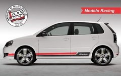 faixa lateral adesivo VW Polo Racing