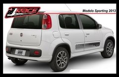 Adesivo Fiat Uno Sporting 2013 Faixa Lateral Carro Uns2013