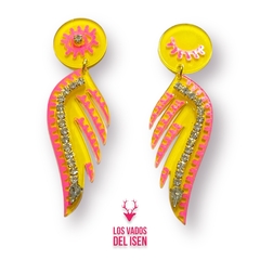 aros Ciel amarillo y fucsia - comprar online