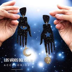 aros Mudras acrilic glitter - Los Vados del Isen