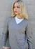 Sweater Con Tachas Escote V VTL 615 - comprar online