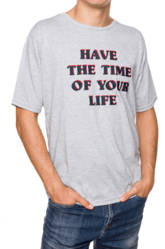 REMERA - TIME OF YOUR LIFE - GRIS