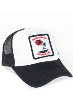 GORRA TRUCKER - PANAMA -NEGRA