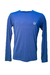 Camisa Dry Fit Manga Longa Azul UV 50+