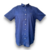 Camisa Social Com Bolso Azul Marinho