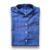 Camisa Social Com Bolso Azul Marinho - loja online