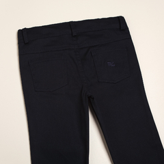 Pantalon de gabardina con canesu y bolsillo plaque en la espalda Articulo: CC122909AOB - comprar online