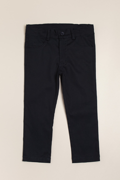 Pantalon de gabardina con canesu y bolsillo plaque en la espalda Articulo: CC122909AOB