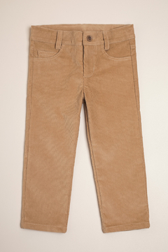 Pantalon de corderoy con canesu y bolsillo plaque en la espalda y bolsillos en la delanter Articulo: 42122912