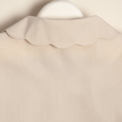 Blusa de poplin Mica con cuello de onditas Articulo: 42131752 en internet