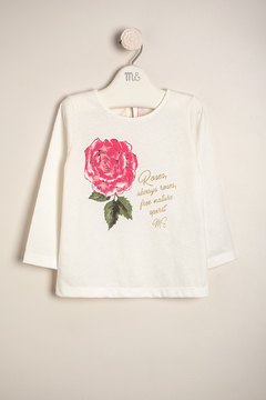 Remera estampada Roses are always roses Articulo: E40141450